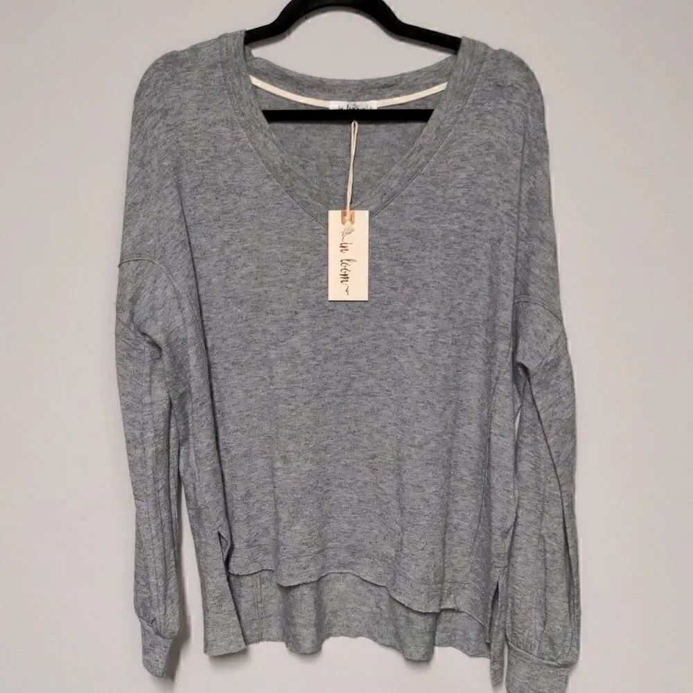 NWT in loom V Neck Sweater